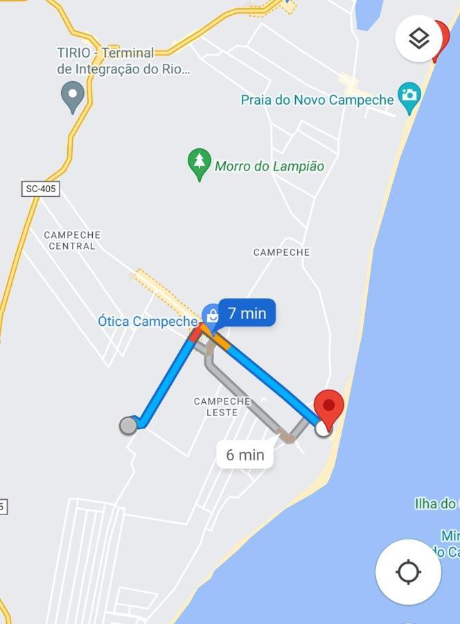 フロリアノポリス Casa Individual Campeche Otima Localizacaoヴィラ エクステリア 写真
